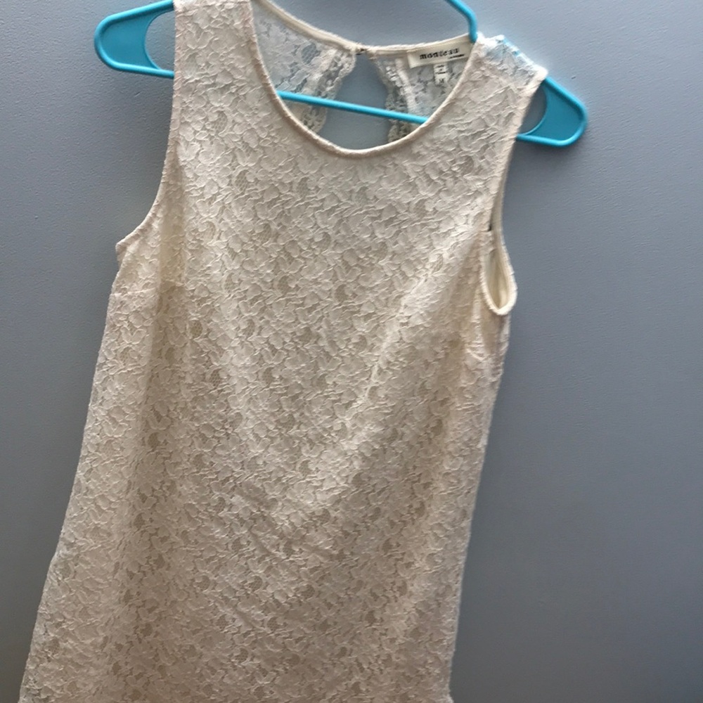 Ivory lace dress